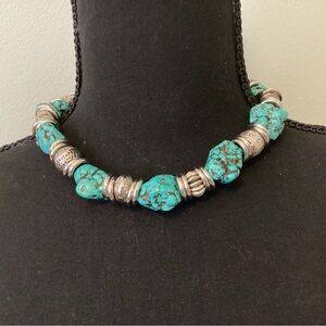 Turquoise and Silver Necklace